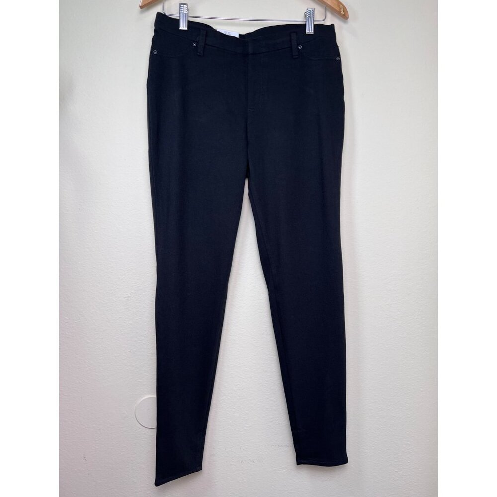 TIME AND TRU Pull-On Fitted Jegging Pants Black Size L 12-14 NEW
